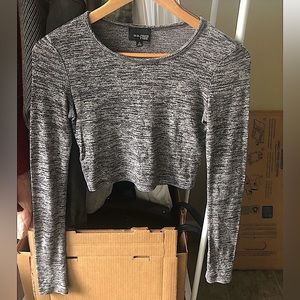 WILFRED FREE crop top, long sleeves
